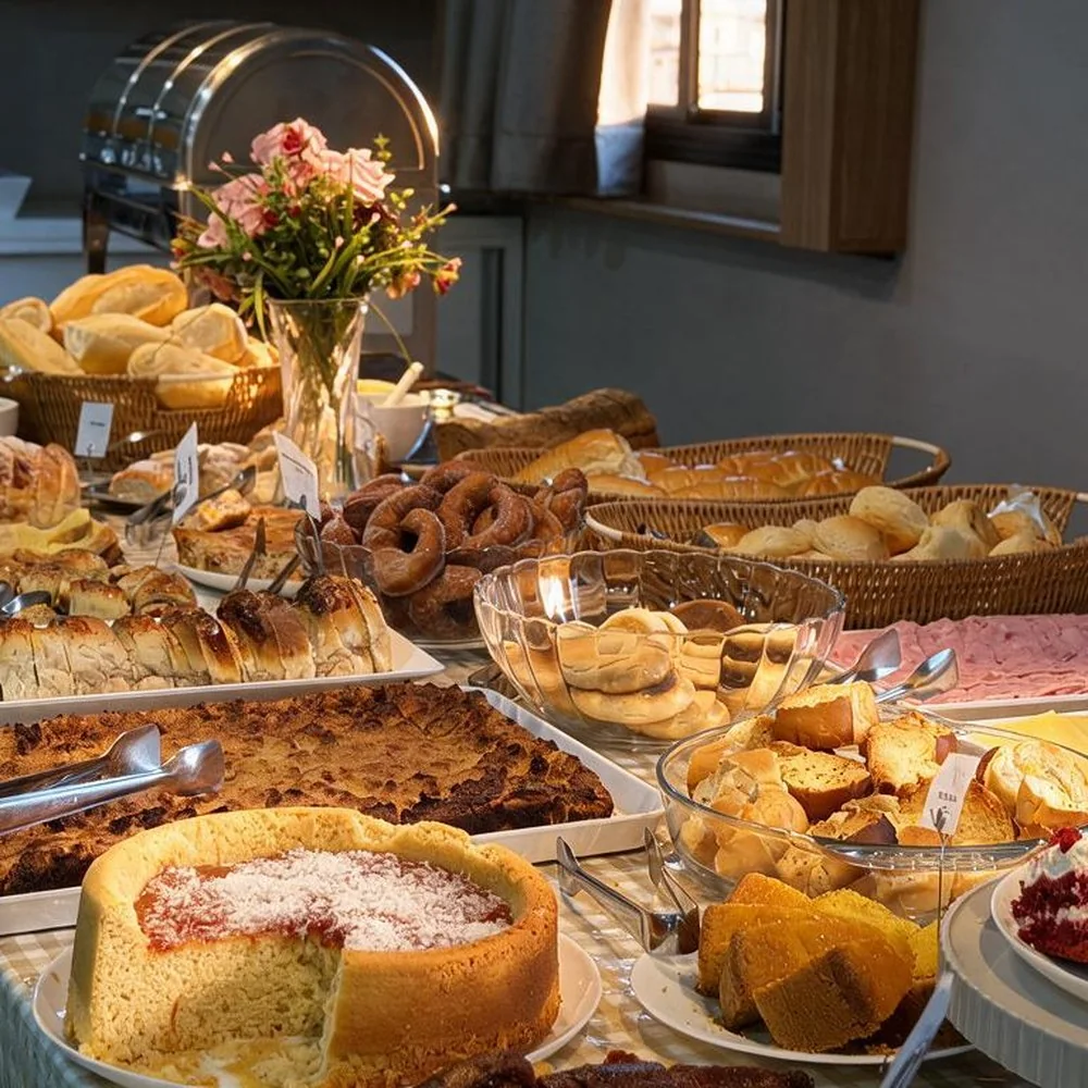 Café da manhã incluso do Hotel Rinkão